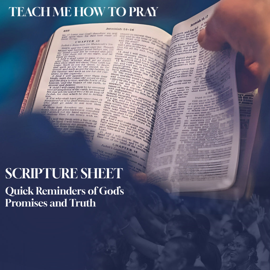 Prayer Scripture Sheet